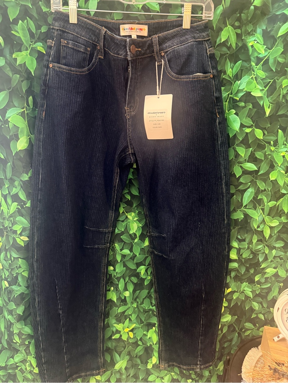 Freckled Poppy x Risen Women’s Barrel Jeans